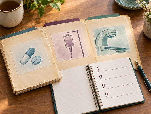 AI educational illustration: Questions After Previous Treatment