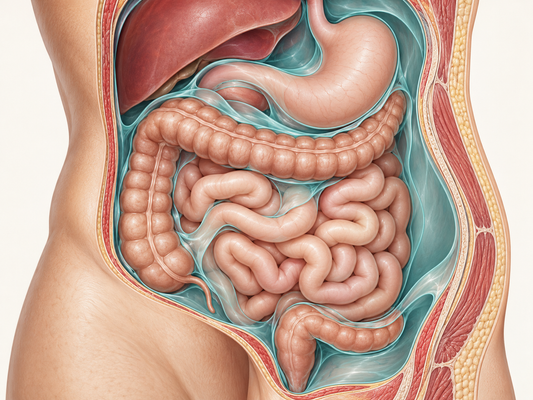 AI educational illustration: Understanding the Peritoneum