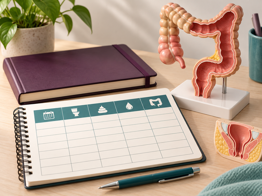 AI educational illustration, not a diagnostic image or original study figure: Bowel Function Research