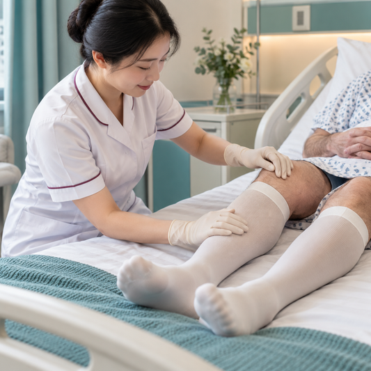 AI-generated educational illustration: Whole-body complications. Not a real patient, scan or identified medical team.