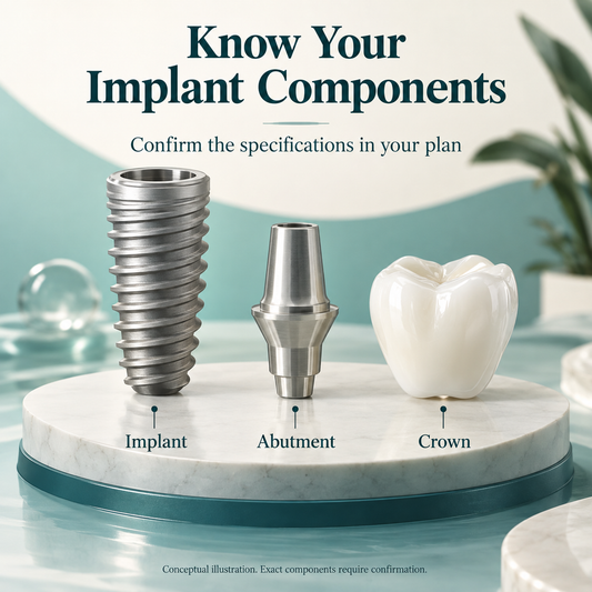 Lance implant treatment: titanium — conceptual illustration