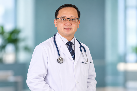 AI-generated portrait based on Professor Hui Wang’s supplied photograph.