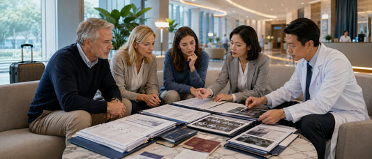 UK patient preparing oncology records to explore cancer treatment in China through case review and pathway assessment