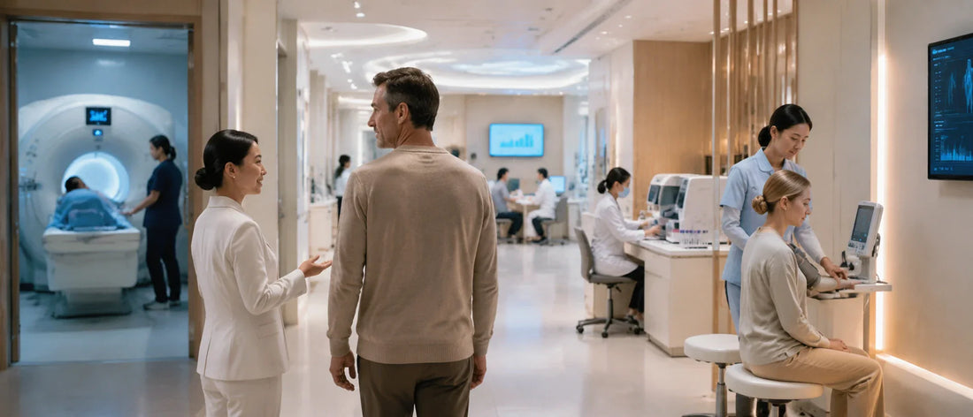 Health screening in China for foreign patients structured preventive diagnostic workflow