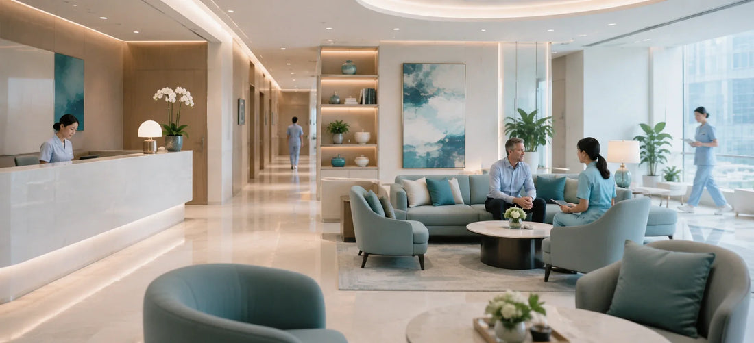 Executive health checkup in China for U.S. patients in a modern preventive health screening center
