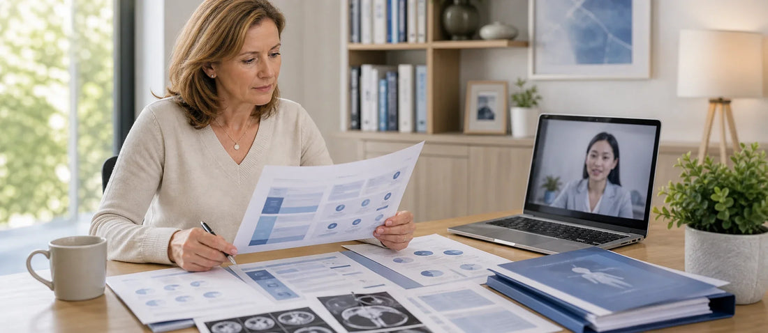 French patient comparing international medical treatment pathways with structured reports and remote Chinese medical coordination