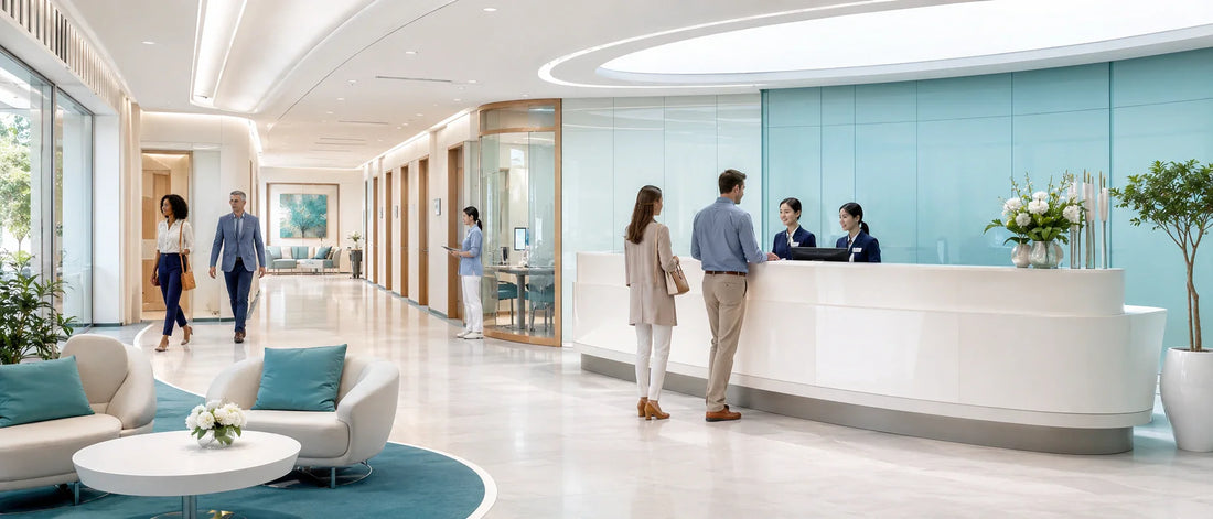 Full body checkup in China for U.S. patients at a modern international health screening center