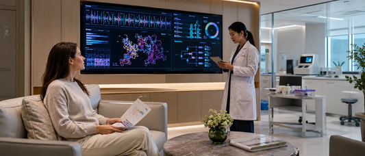 Precision medicine in China genetic testing and personalized treatment planning for U.S. patients reviewing biomarker results