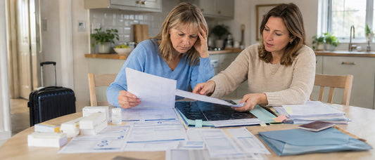 UK patient organising NHS medical records for a China medical case review before treatment abroad