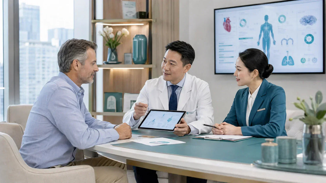 Comprehensive health checkup in China for U.S. patients in a modern medical center