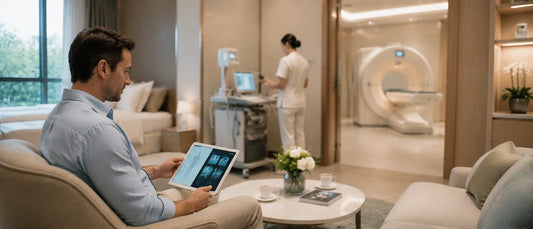 Private health checkup in China VIP screening suite for U.S. patients preventive care