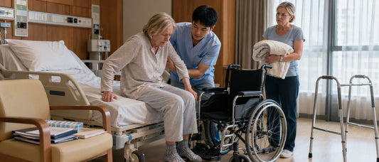 UK rehabilitation in China pathway review showing stroke or post-surgery patient functional assessment and organised rehabilitation records