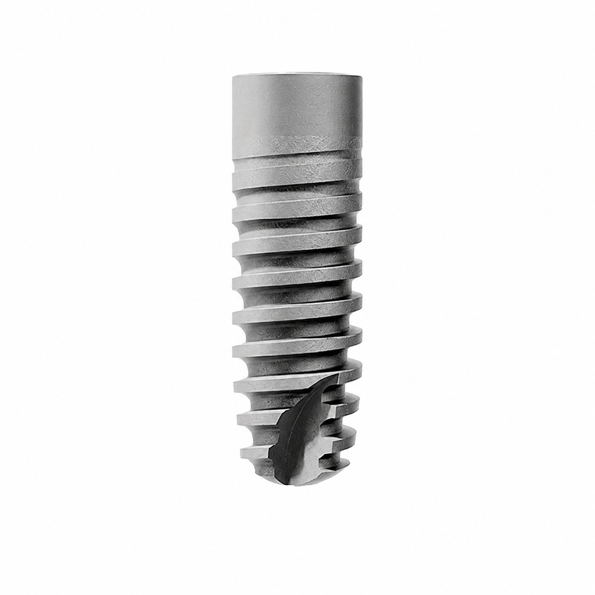 Straumann Roxolid SLA implant, white background