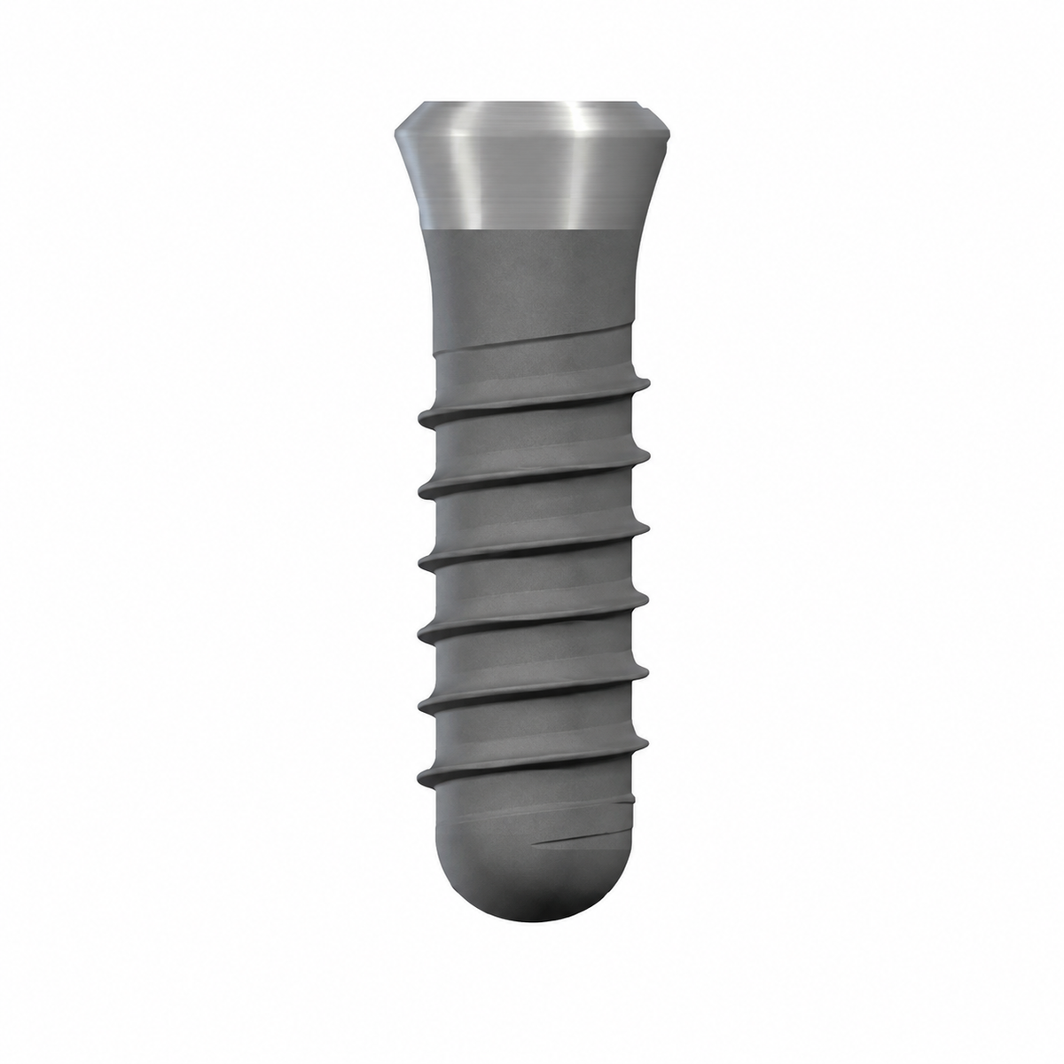 Straumann ITI Ti-SLA implant, white background