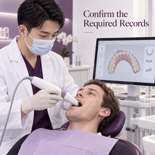 Clinical records support the planning decision. Educational illustration.