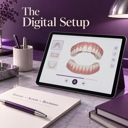 The setup format and access are clarified. Educational illustration.