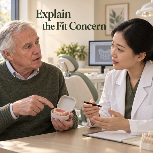 Explain the Fit Concern. Educational illustration.