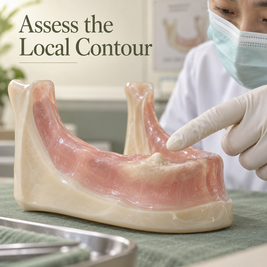 Assess the Local Contour. Educational illustration.
