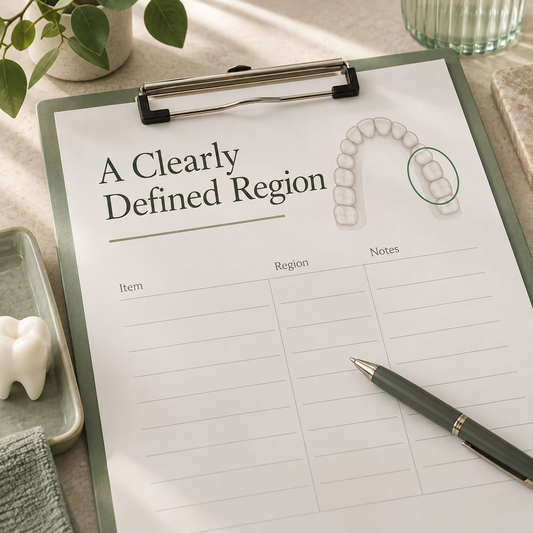 A Clearly Defined Region. Educational illustration.