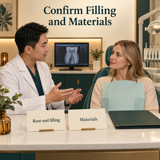 Filling and materials are explicit quotation questions. Educational illustration.