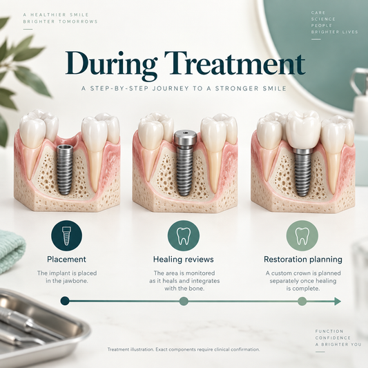 Axiom treatment: during. Conceptual illustration; exact components require clinical confirmation.