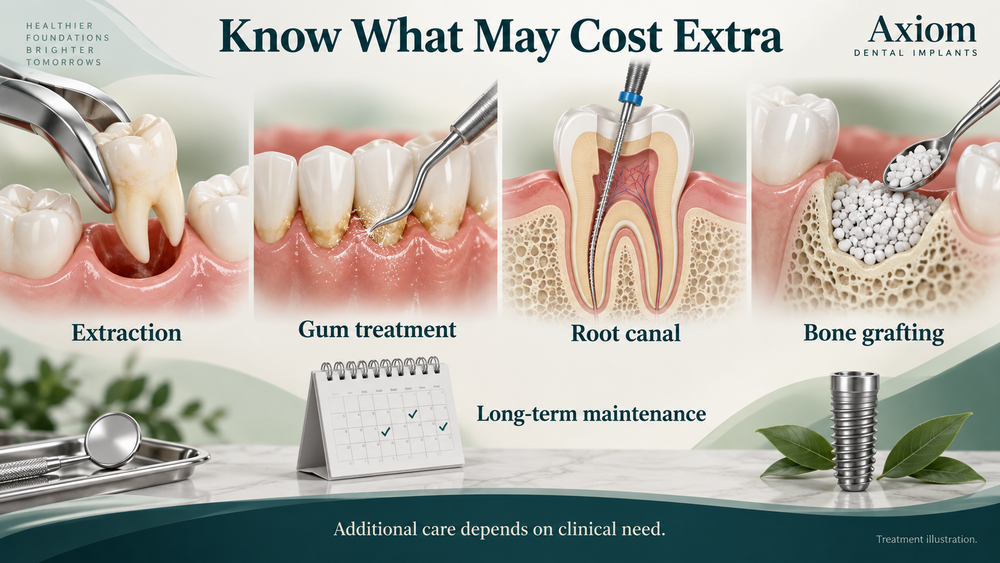 Educational Axiom treatment illustration. Exact components require clinical confirmation.