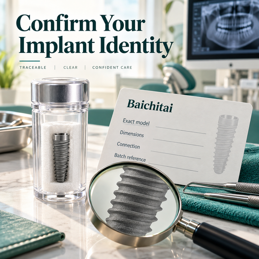 Baichitai device identity record with model, dimensions, connection and batch reference fields.