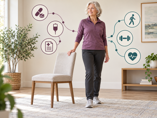 AI educational illustration: Treatment History and Fitness
