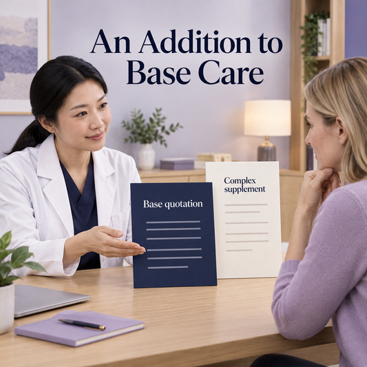 The base quotation remains distinct from the complex supplement. Illustrative scene.