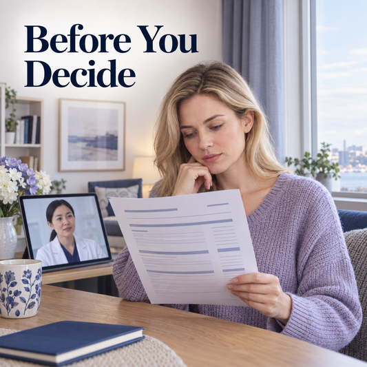 The quote is reviewed before a decision. Illustrative scene.