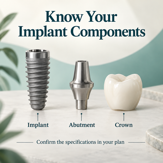 Cowell implant components — conceptual illustration