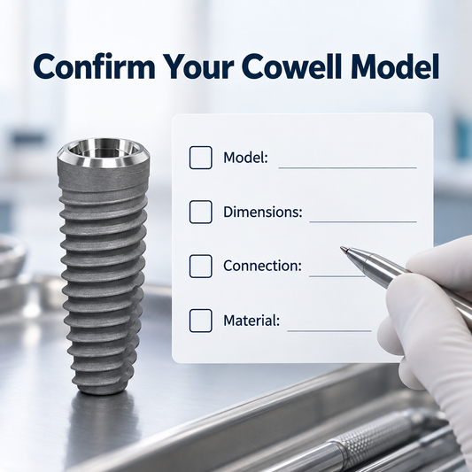 Cowell model confirmation checklist — conceptual illustration