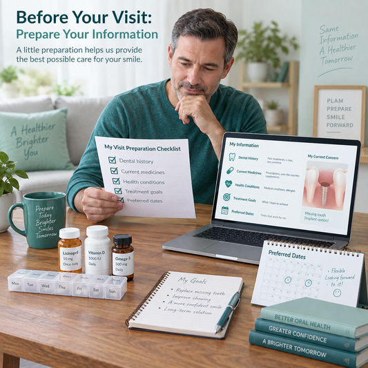 Cowell Before Your Visit - history medicines goals and dates