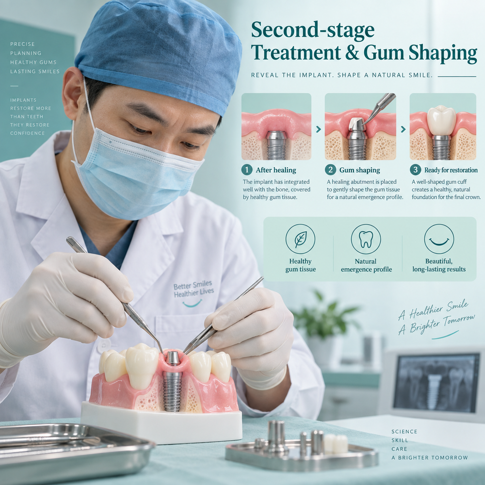 Educational Cowell treatment illustration. Exact components require clinical confirmation.