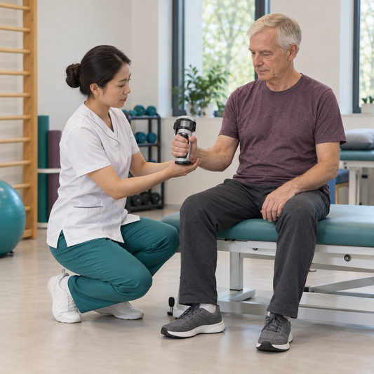 AI-generated educational illustration: Fitness and nutrition. Not a real patient, diagnostic image or identified treating team.