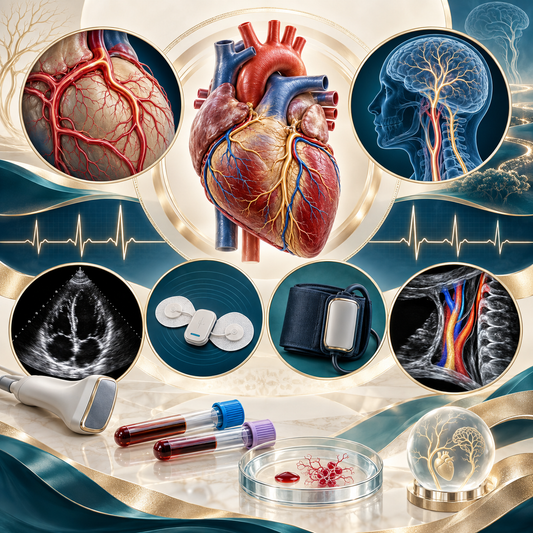 Diamond cardiovascular and cerebrovascular assessments