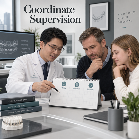 Clinical supervision and removal are coordinated. Educational illustration.