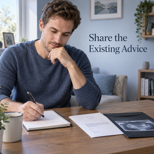 Share the Existing Advice. Educational illustration.