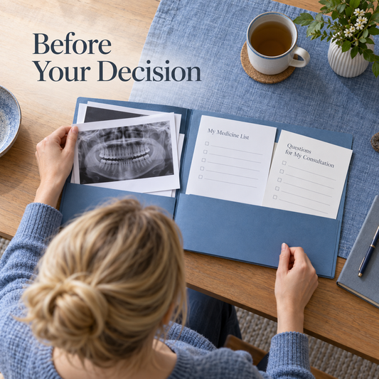 Before Your Decision. Educational illustration.