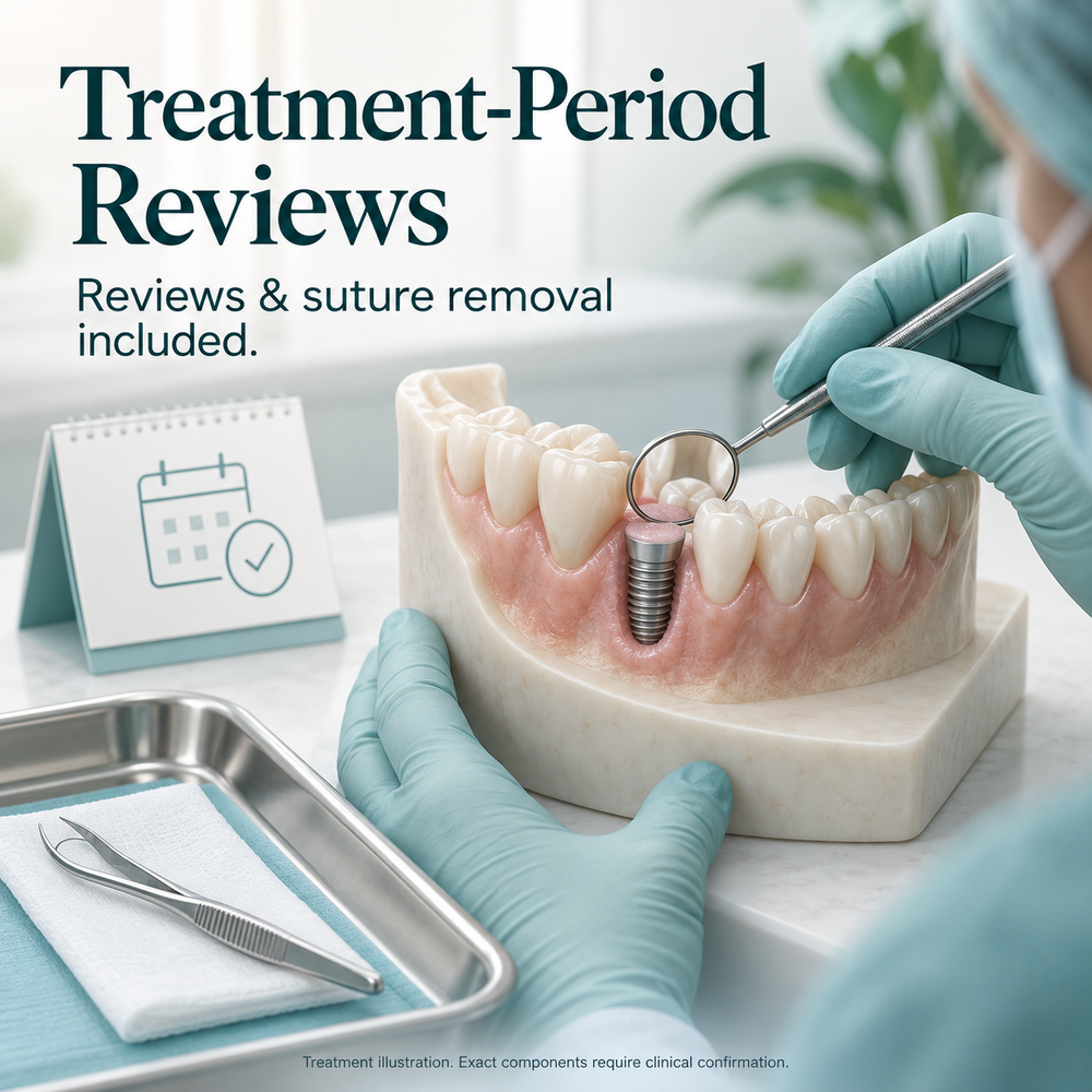 Educational Lance treatment illustration. Exact components require clinical confirmation.