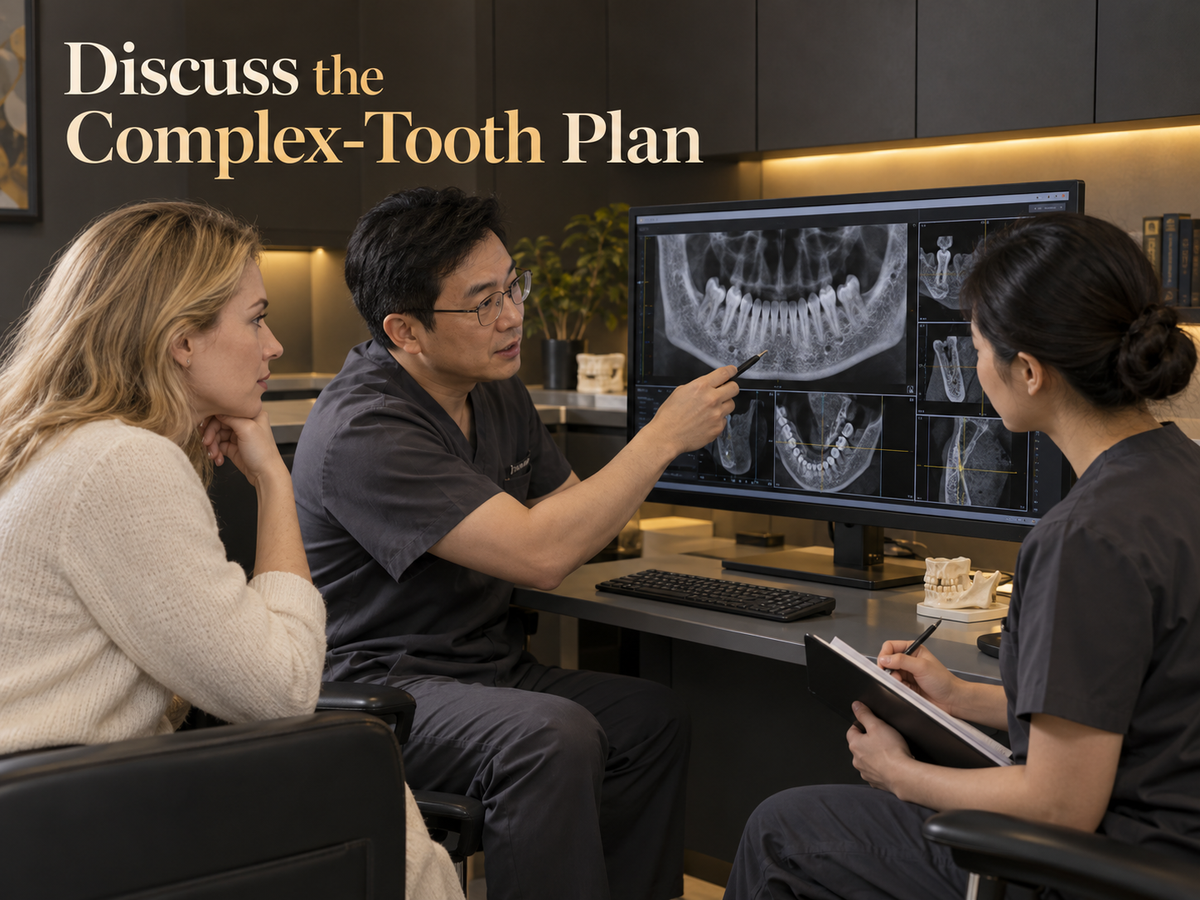Discuss the Complex-Tooth Plan. Educational illustration.