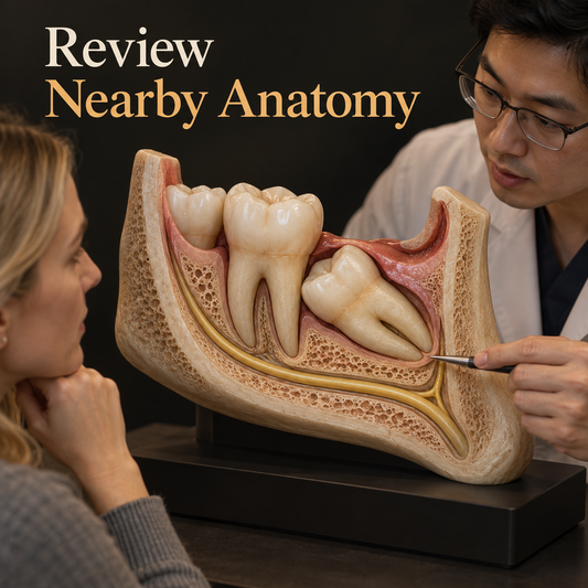 Review Nearby Anatomy. Educational illustration.