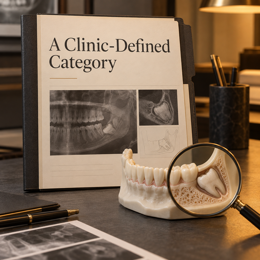 A Clinic-Defined Category. Educational illustration.