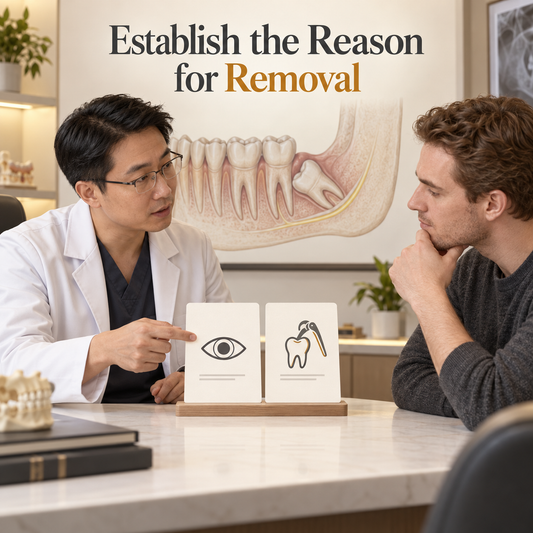 Establish the Reason for Removal. Educational illustration.