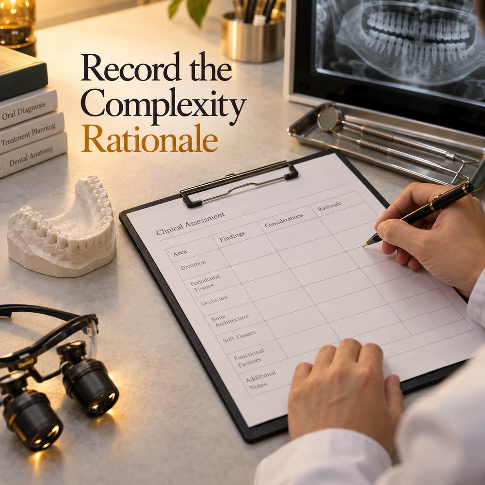 Record the Complexity Rationale. Educational illustration.