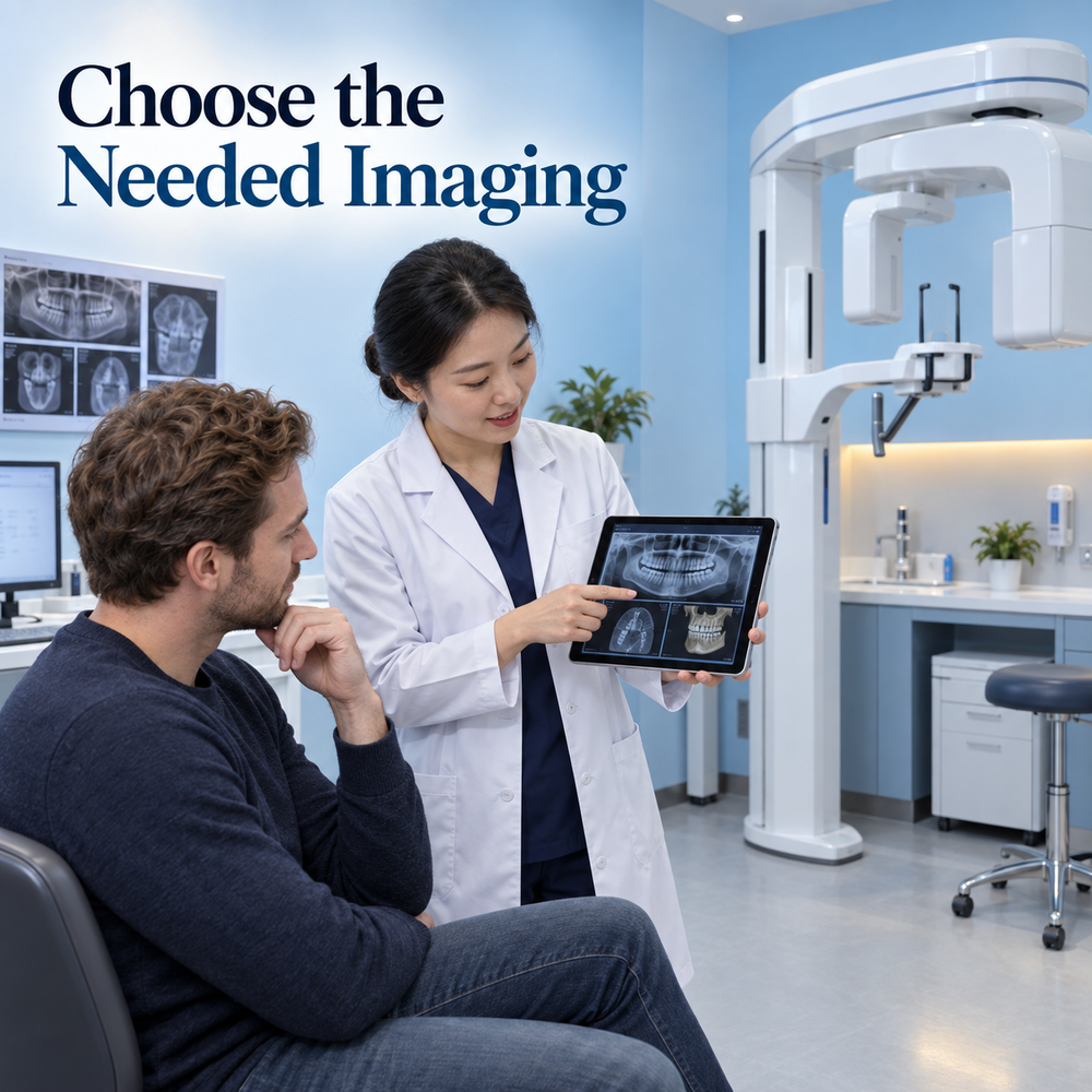Choose the Needed Imaging. Educational illustration.