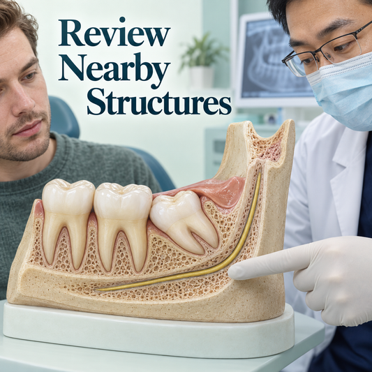 Review Nearby Structures. Educational illustration.