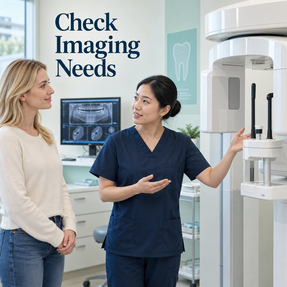 Check Imaging Needs. Educational illustration.