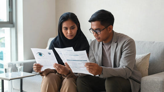 mata pasien yang membandingkan luar negeri