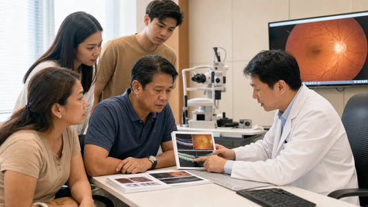 mata retina o macular findings